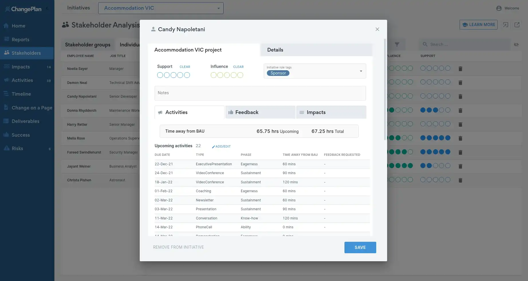 Удобны й дизайн ChangePlan