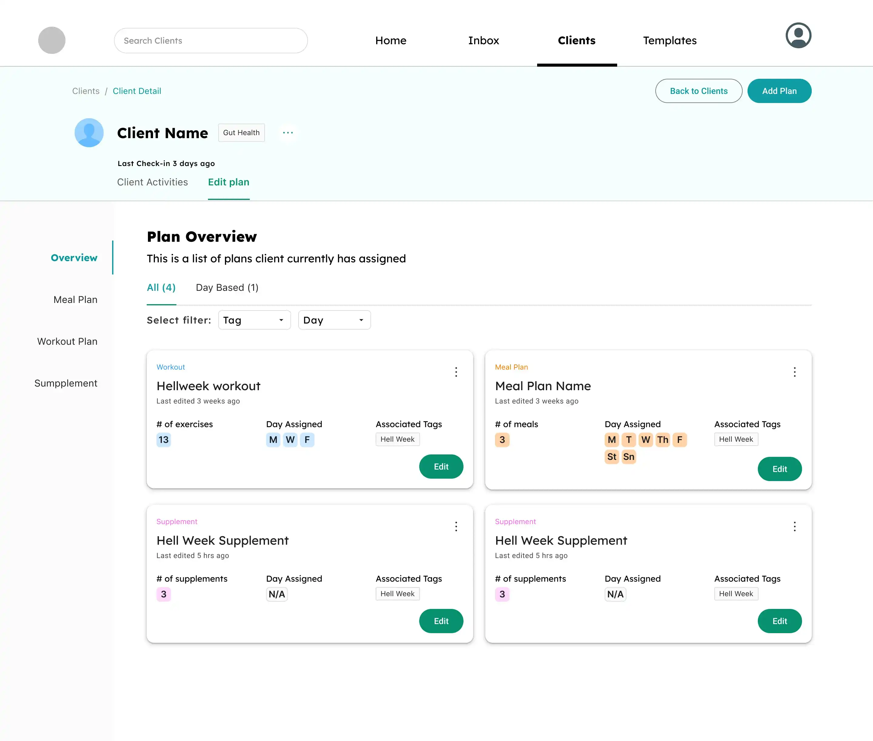 Отчеты ChangePlan